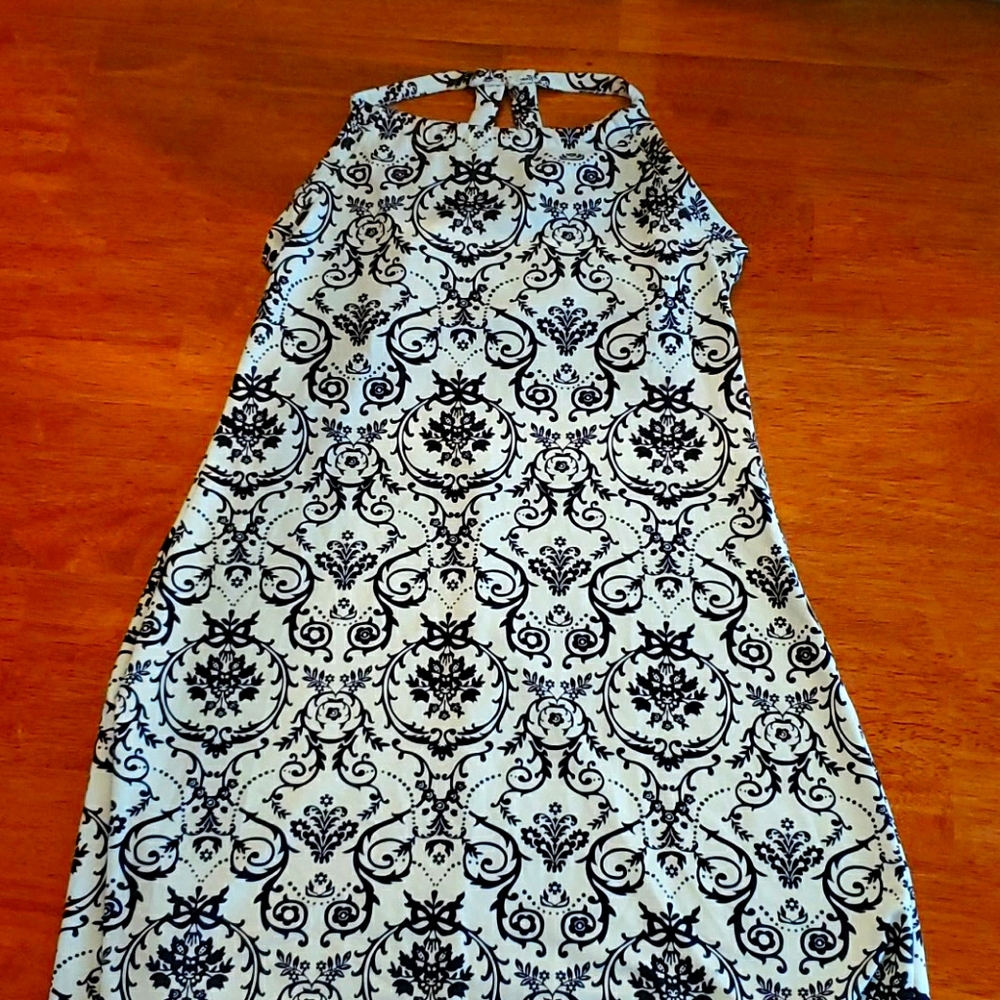 Light green and blue sun dress